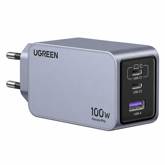 Ugreen Nexode Pro 3-Port GaN Fast Charger 100W EU Plug (Blemished Box)