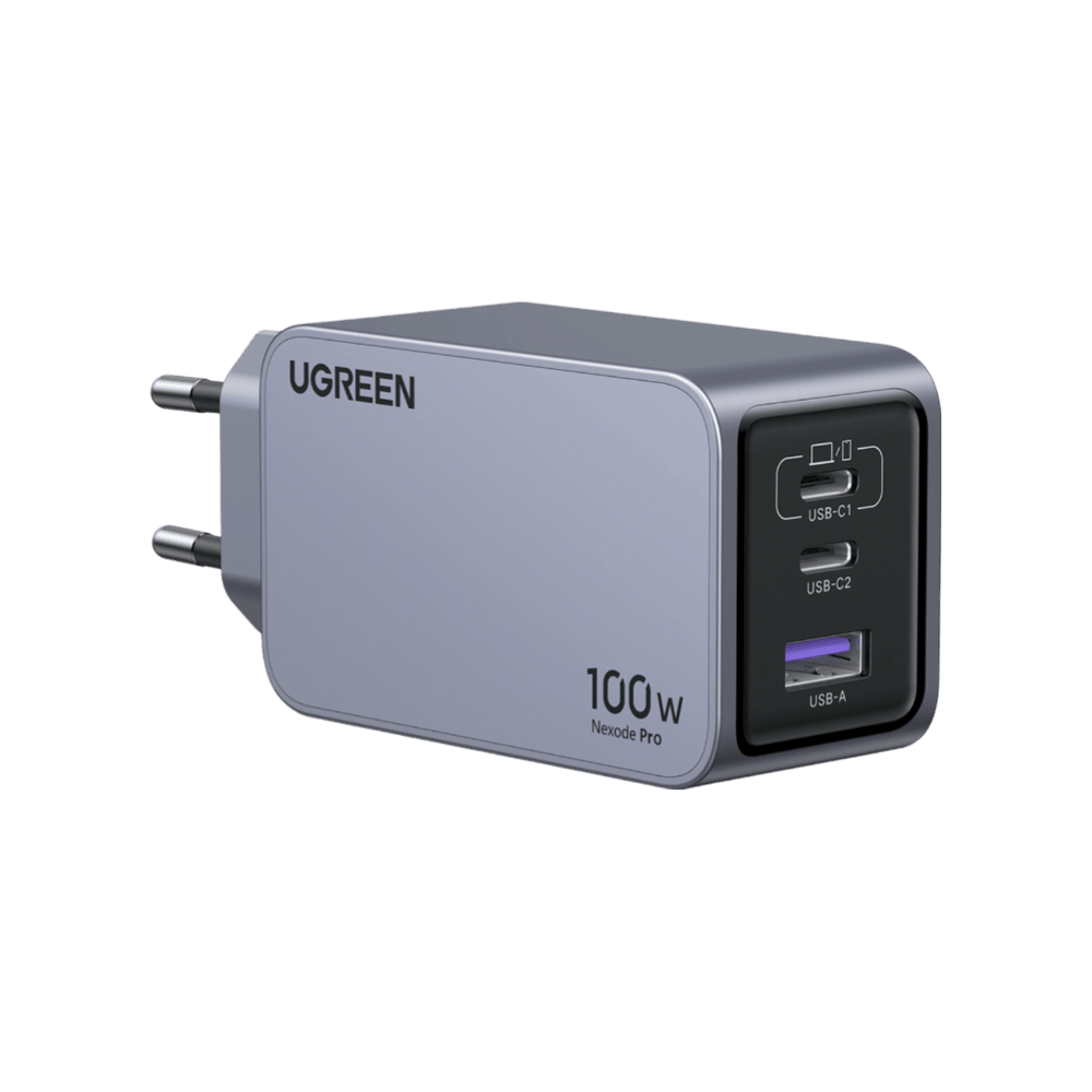 Ugreen Nexode Pro 3-Port GaN Fast Charger 100W EU Plug