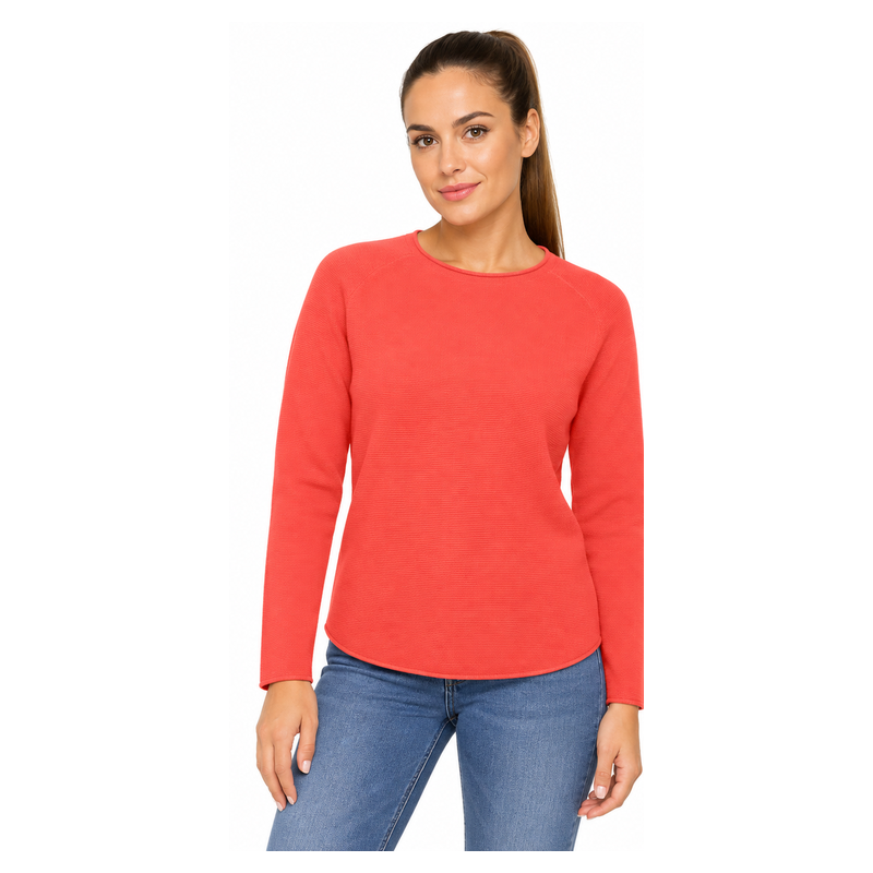 Fynch Hatton Women's Knitted Jumper Coral
