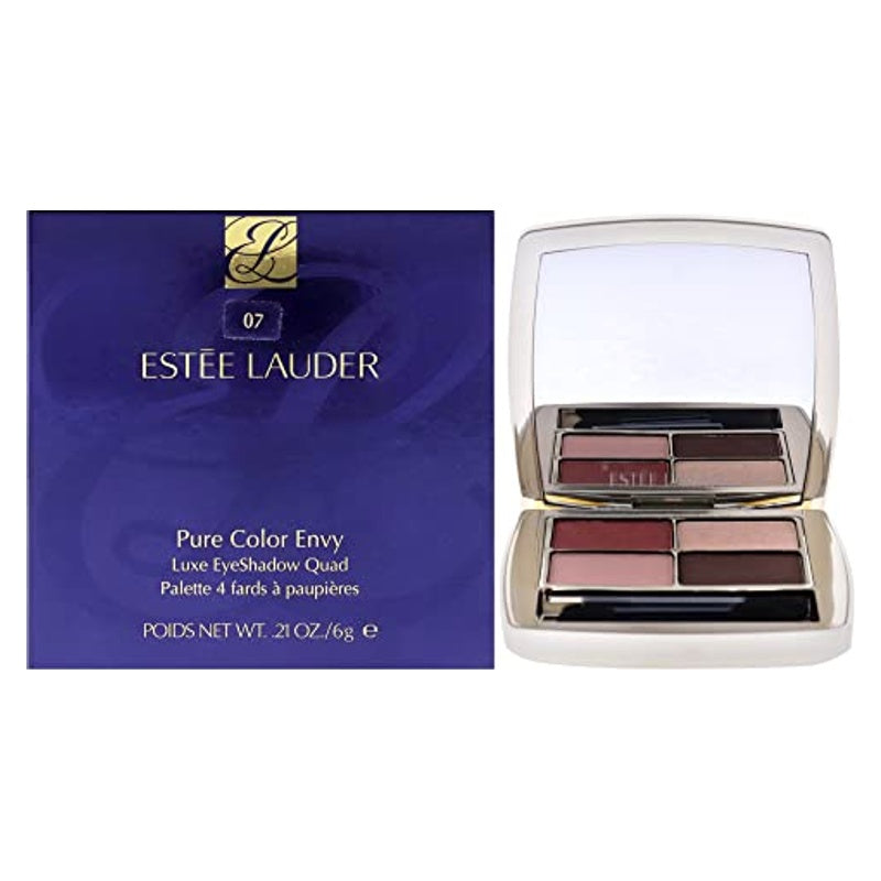Estée Lauder Pure Color Envy Luxe Eyeshadow Quad 07 Boho Rose 6g with packaging