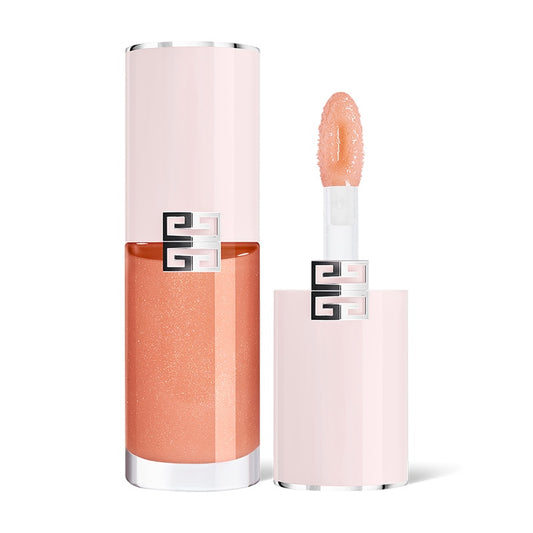 Givenchy Perfecto Serum Lip Oil 04 Iridescent Peach 7.5ml on a white background