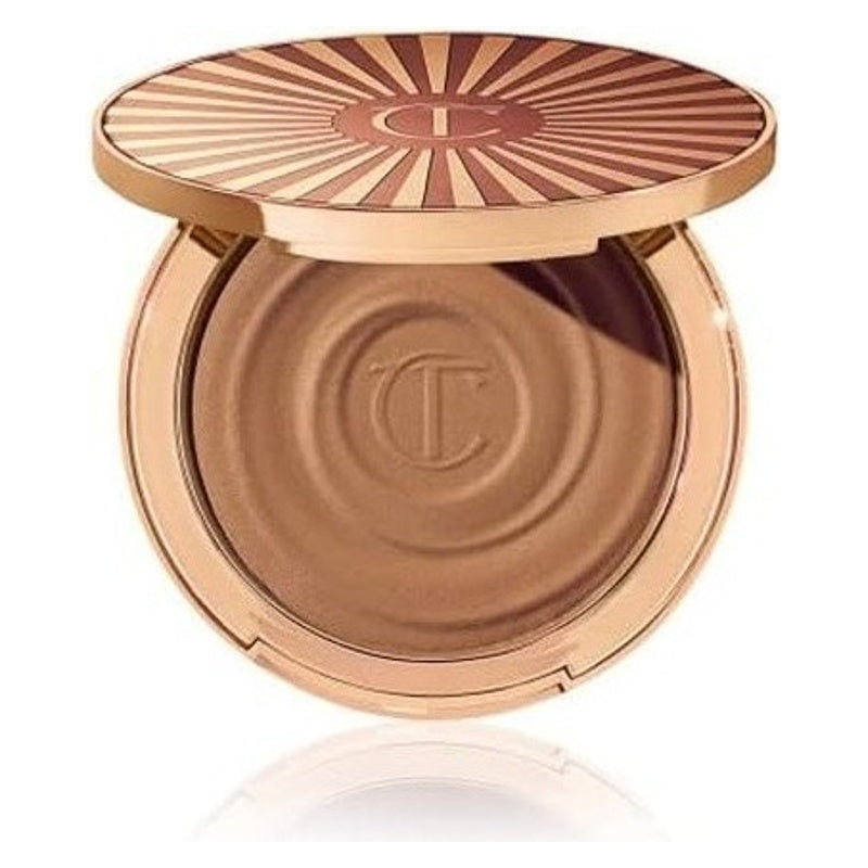 Charlotte Tilbury Beautiful Skin Sun-Kissed Glow Bronzer 1 Fair on a white background
