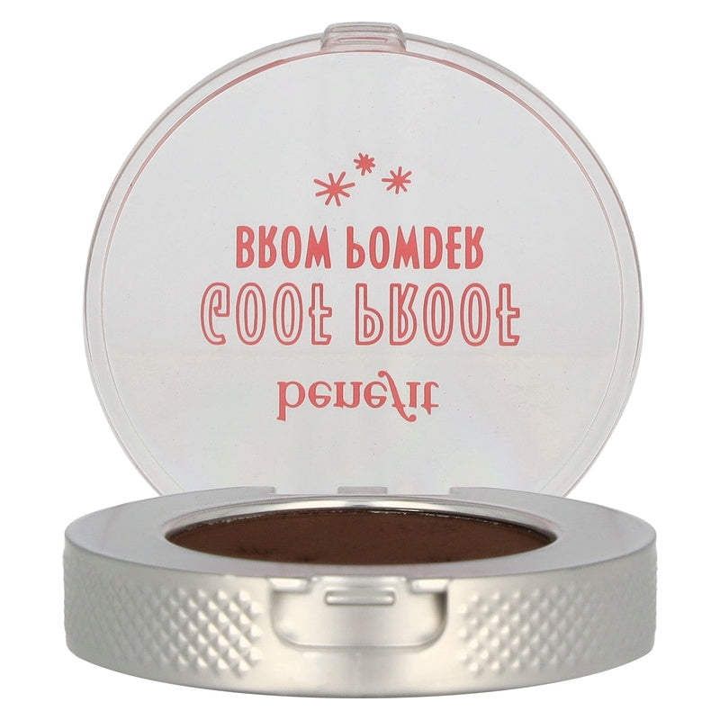 Benefit Goof Proof Brow Powder 4.5 Neutral Deep Brown on a white background