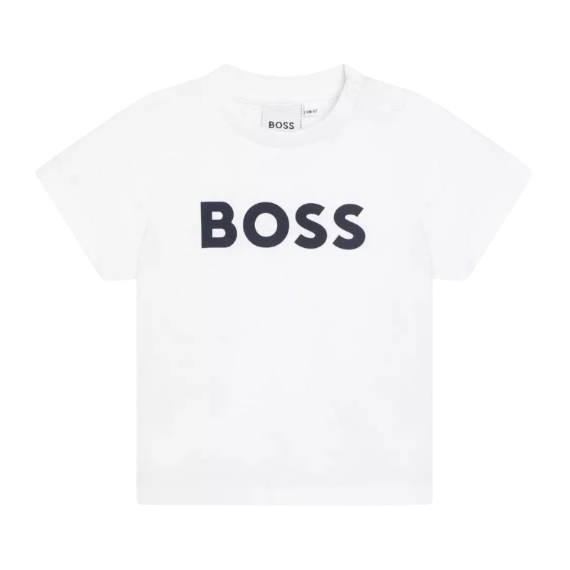 Hugo Boss White Logo Kids T-Shirt 
