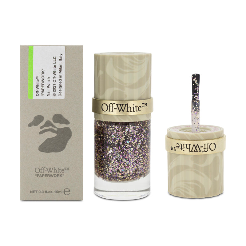 Off-White Paperwork Nail Polish Pixel Acid