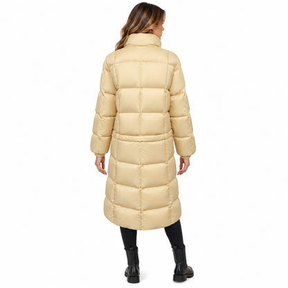 Marc Cain Women's Long Coat Dark Cream
