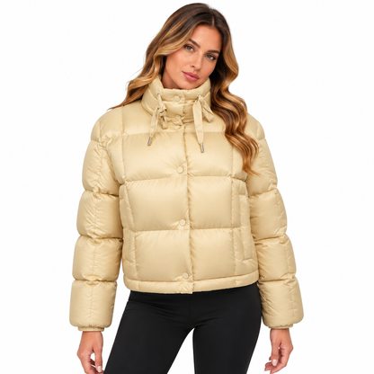 Marc Cain Women's Long Coat Dark Cream