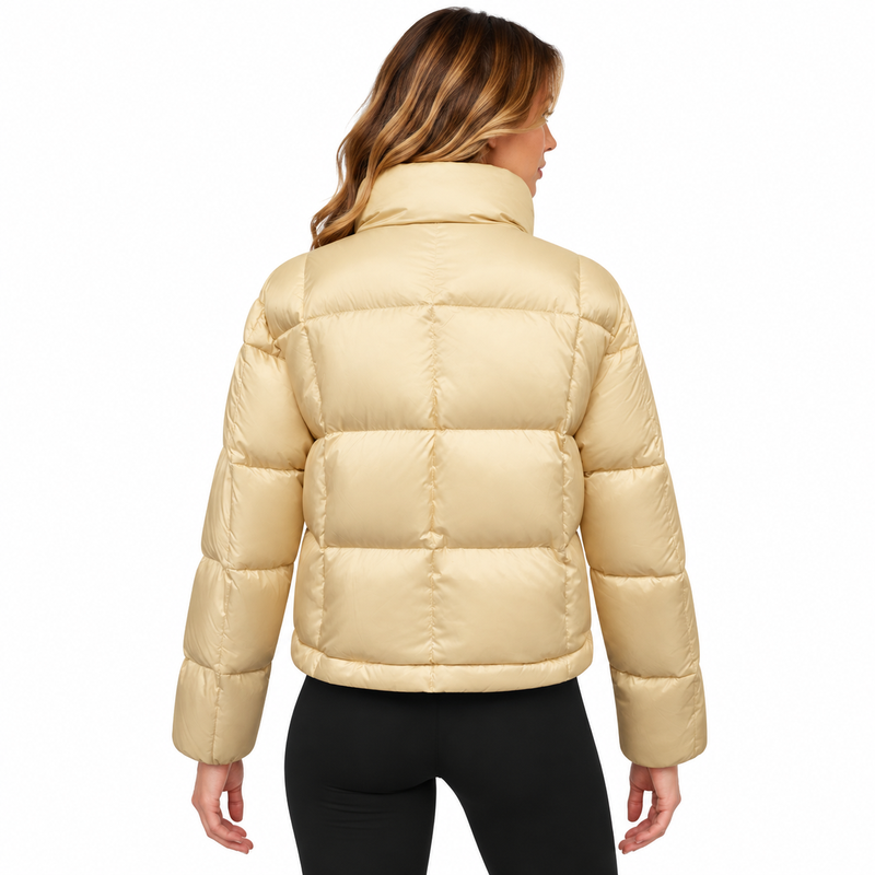Marc Cain Women's Long Coat Dark Cream