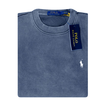 Ralph Lauren Polo Cotton Jersey Sweatshirt Blue