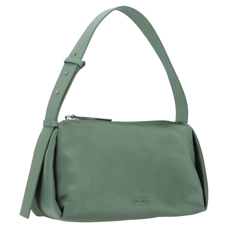 Calvin Klein Elevated Soft Shoulder Bag Sea Spray Satin