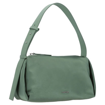 Calvin Klein Elevated Soft Shoulder Bag Sea Spray Satin