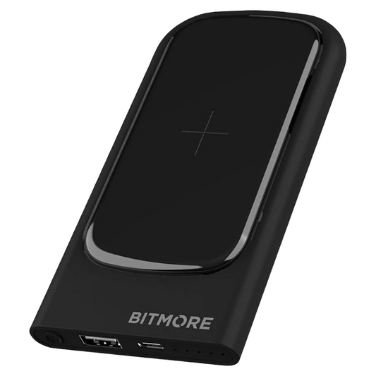 Bitmore e-Pro Qi 10K Wireless/Wired Mobile Power Bank 10000 mAh 