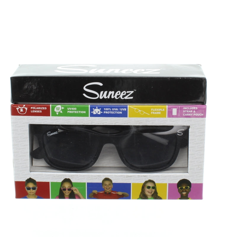 Suneez Kids Polarised Flexible Sunglasses - Black