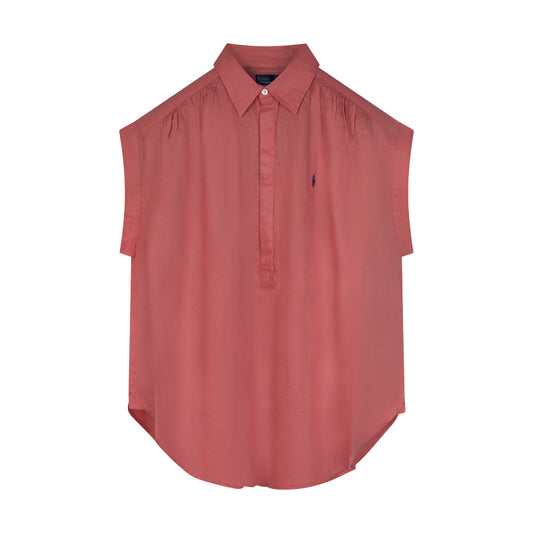 Ralph Lauren Women's Polo Blouse Pink