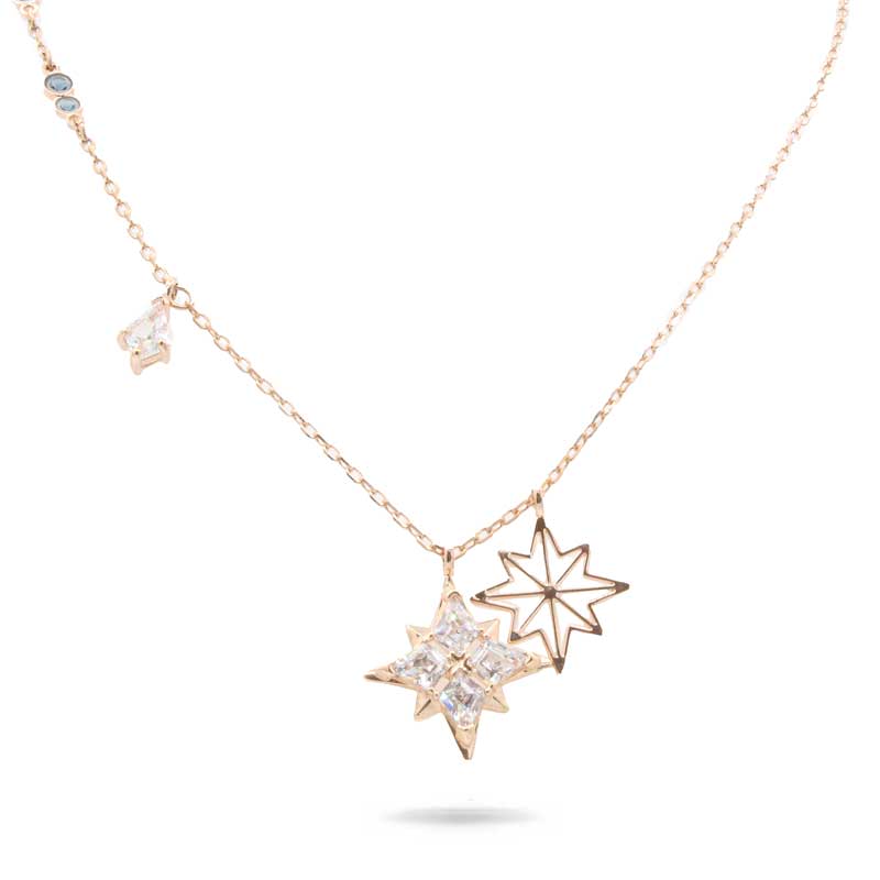 Swarovski Symbolic Rose-Gold Star Pendant 5515975