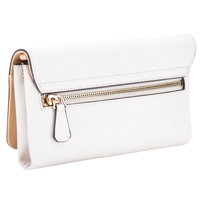 Guess Women's Noelle Mini Logo Chain Crossbody Bag White