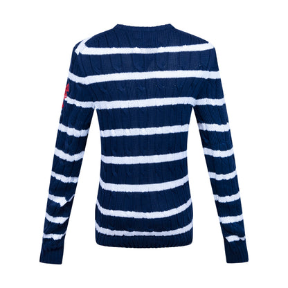 Ralph Lauren Polo Sweatshirt | Navy/White | Pima Cotton