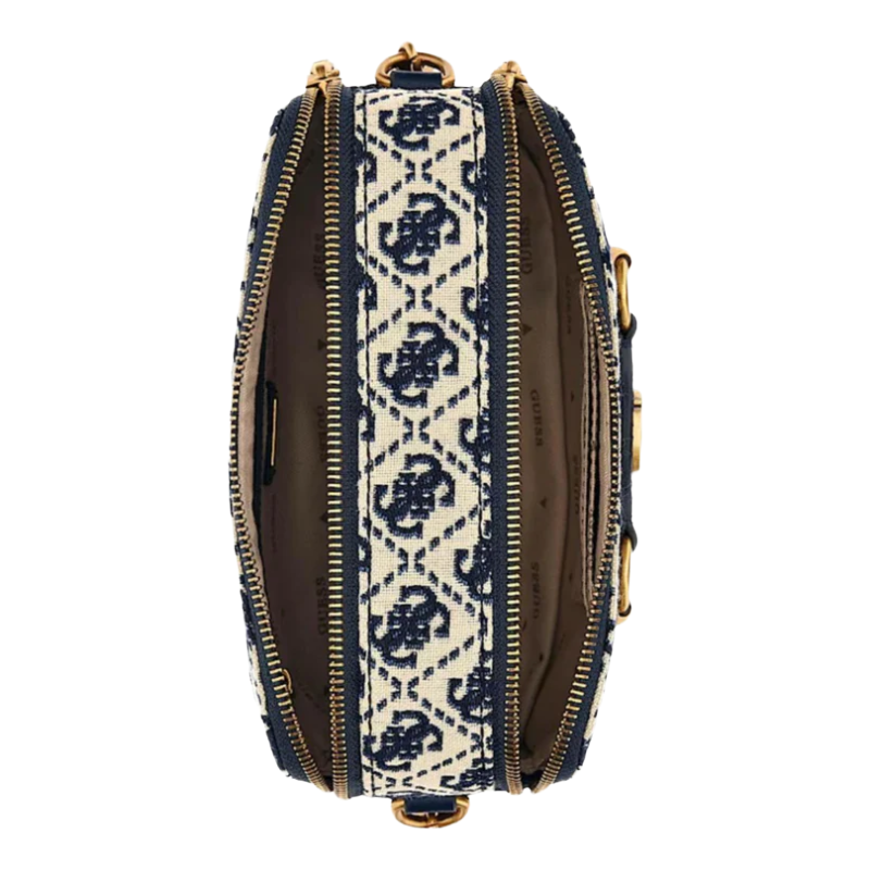 Guess Izzy Navy Logo Shoulder Bag JA865414