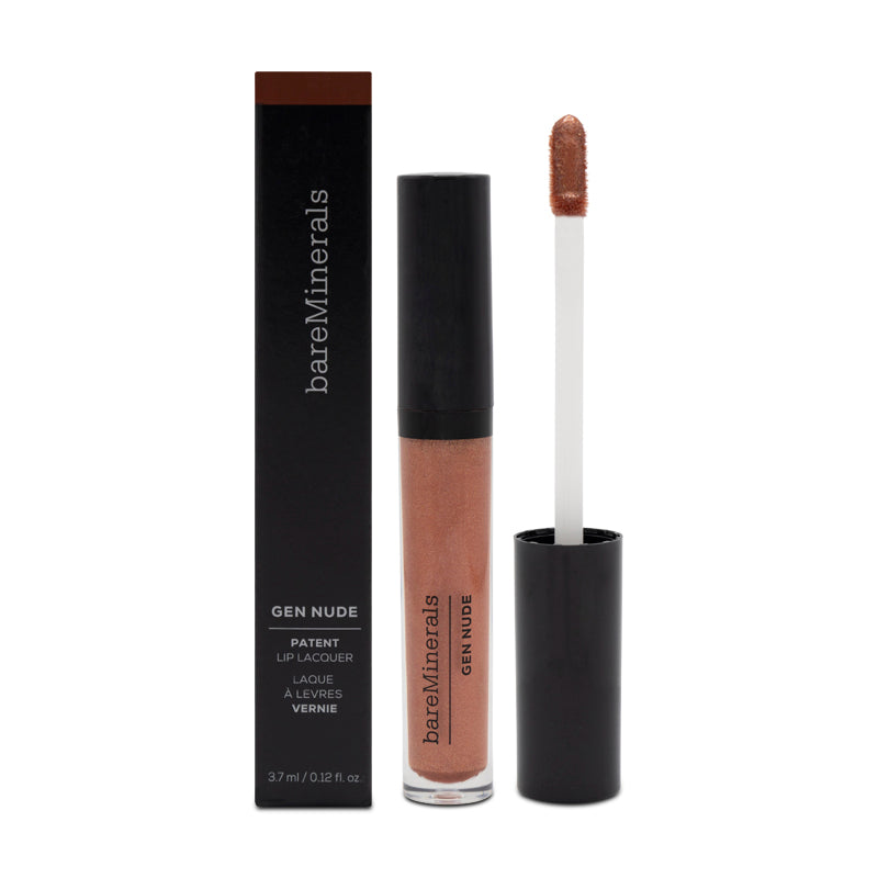 bareMinerals Gen Nude Patent Copper Lip Lacquer Smoky Topaz