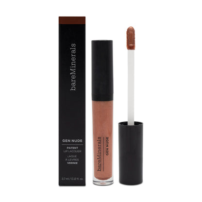 bareMinerals Gen Nude Patent Copper Lip Lacquer Smoky Topaz