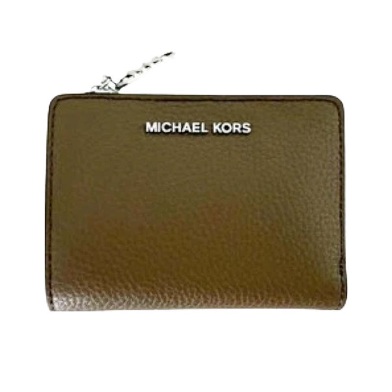 Michael Kors Empire Snap Coin Billfold Wallet Purse Brown