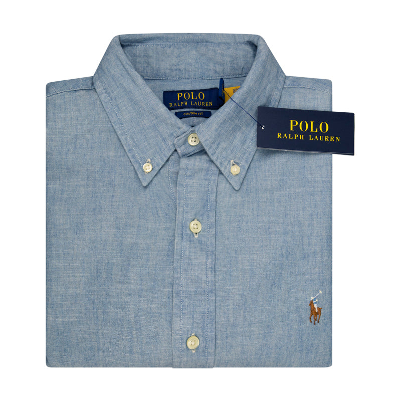 Ralph Lauren Polo Chambray Shirt | Custom Fit