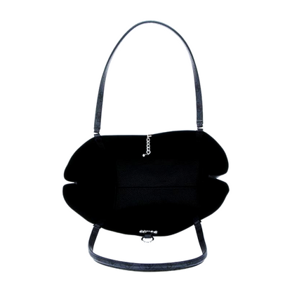 Guess Alby 4G Logo Latte Tote Shopper Bag SA745523 Coal/Black