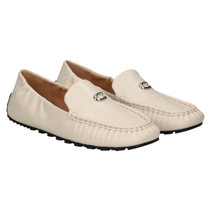 Coach Ronnie Leather Loafer Chalk Women's CP918