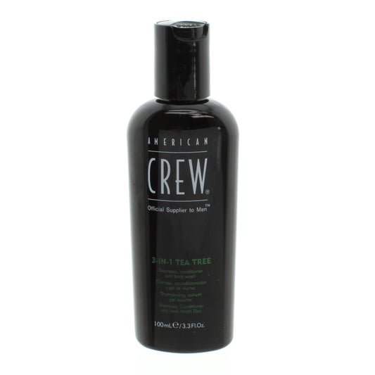 American Crew Tea Tree Shampoo Conditioner Body Wash 100ml