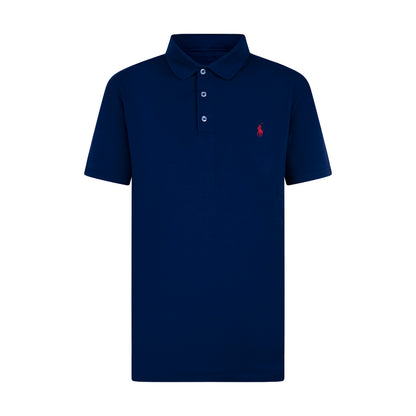 Ralph Lauren Polo Slim Fit Stretch Mesh Polo Shirt Refined Navy