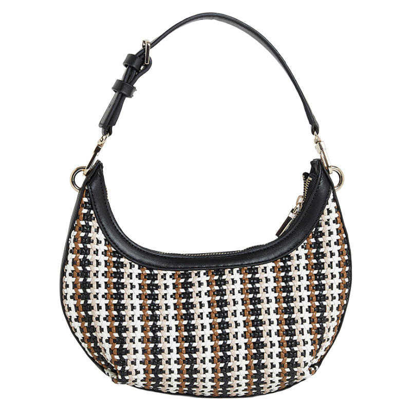 Guess Handbag Black/Multi With Wallet & Pouch WG920412 