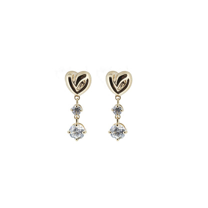 Swarovski Lifelong Heart Drop Earrings 