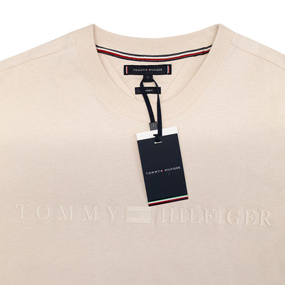 Tommy Hilfiger Logo Tee | Feather White | Large