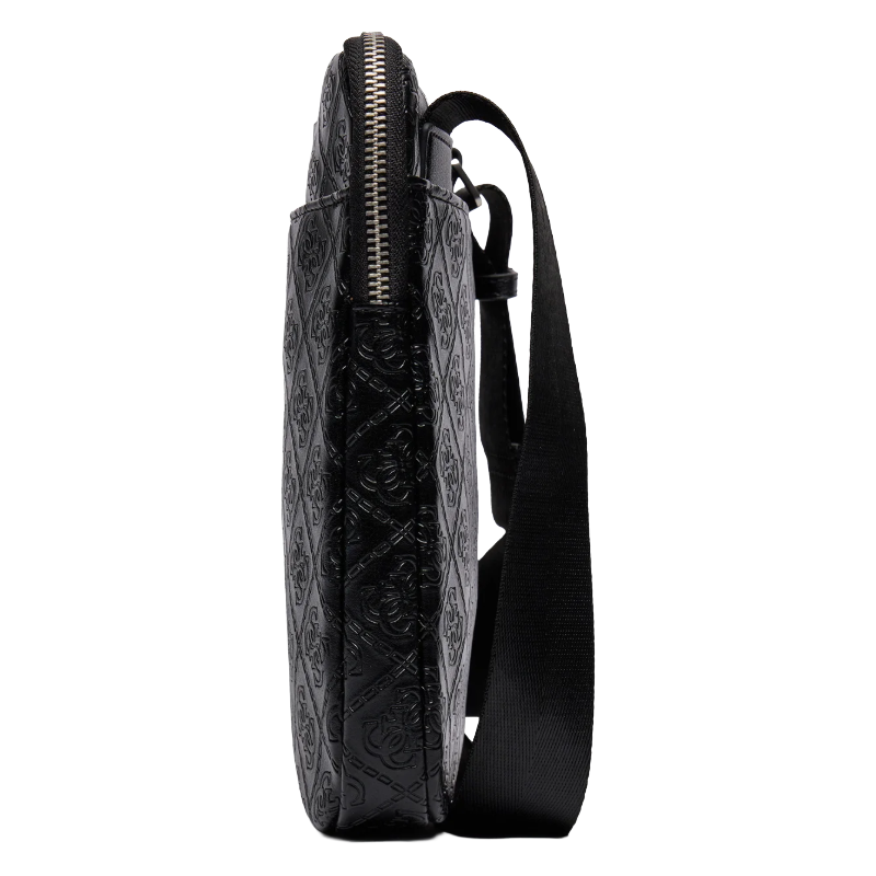 Guess Milano Crossbody Bag Flat Pouch Black 