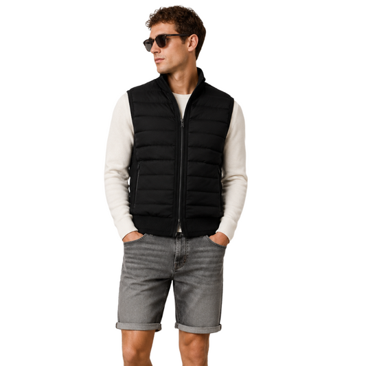 Hugo Boss Performance Palladino Fabric Gilet Black