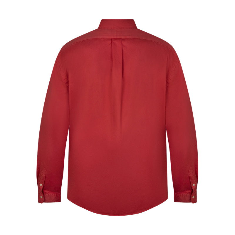 Ralph Lauren Polo Custom Fit Shirt Red 