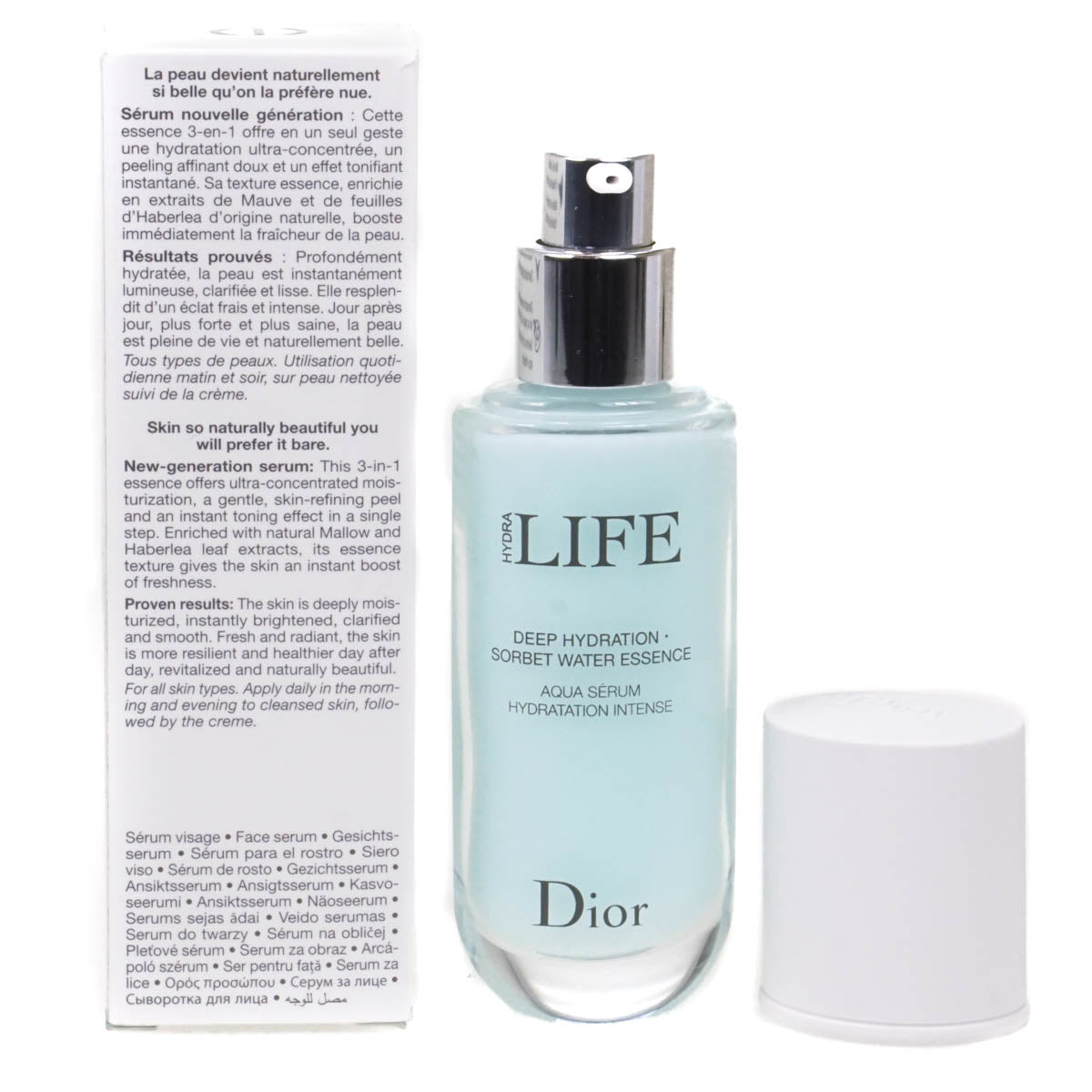 Dior Hydra Life Deep Hydration Sorbet Water Essence 40ml Serum (Blemished Box)