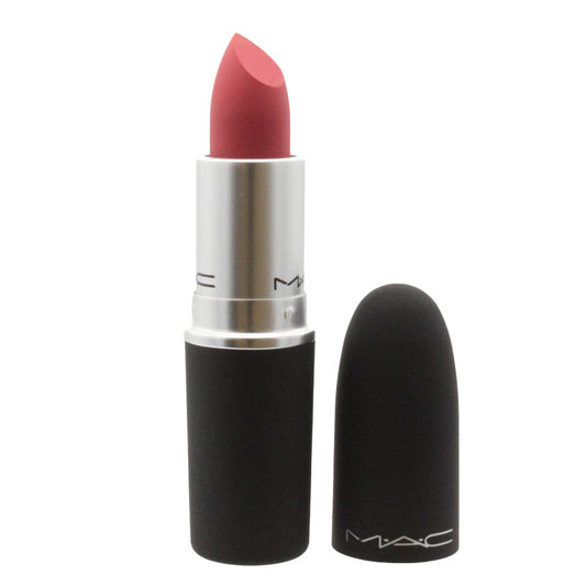 MAC Powder Kiss Matte Pink Lipstick 301 A Little Tamed