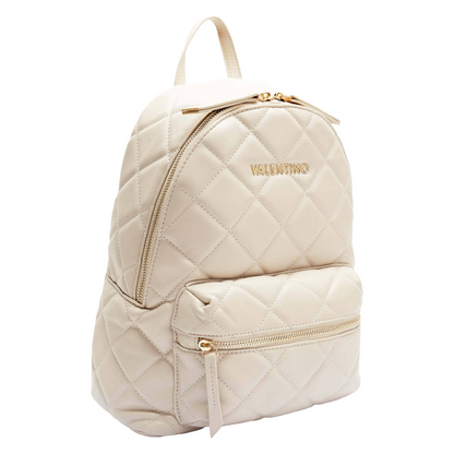 Mario Valentino Ocarina Backpack Beige Women's Ecru VBS3KK37R