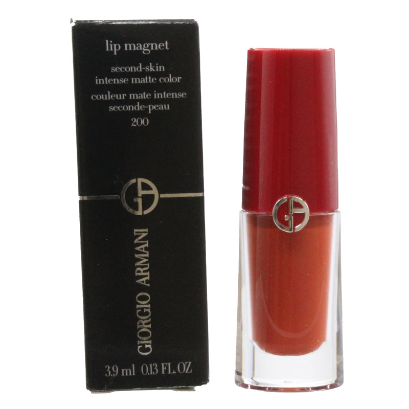 Giorgio Armani Lip Magnet Matte Lipstick 200 Ambra (Blemished Box)