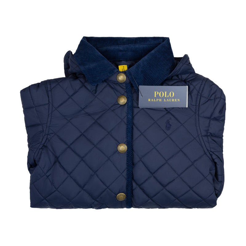 Ralph Lauren Girls' Quilted Jacket | Navy