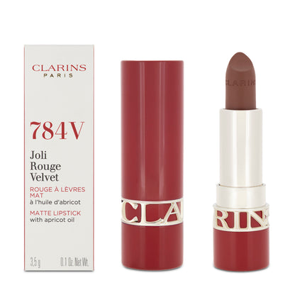 Clarins Joli Rouge Velvet Matte Lipstick 784V Praline Nude