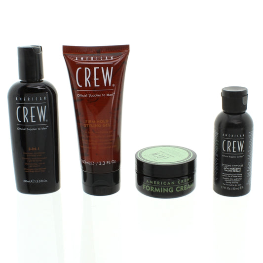 American Crew Shampoo Shaving Cream Face Cream Hair Gel Set