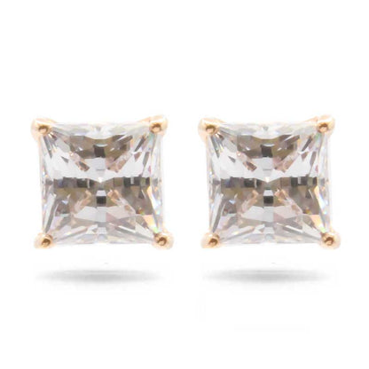 Swarovski Attract Square Crystal Rose Gold Earrings 5431895