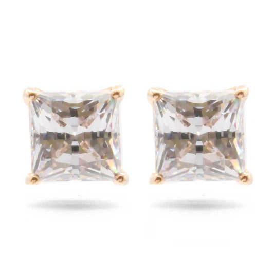 Swarovski Attract Square Crystal Rose Gold Earrings 5431895