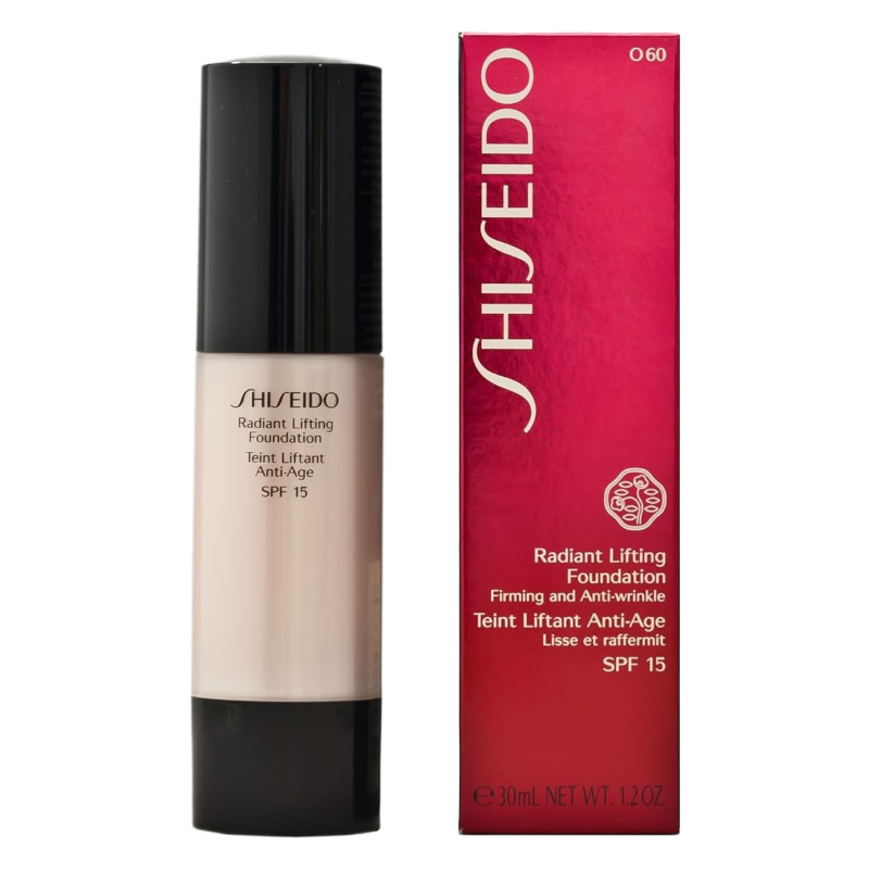 Shiseido Radiant Foundation O60 Natural Deep Ochre (Blemished Box)