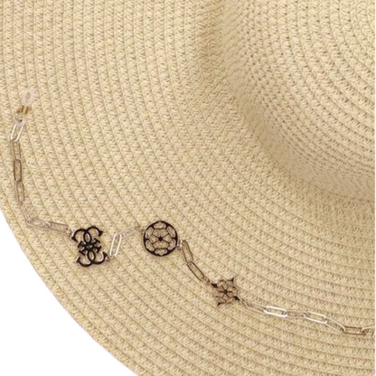 Guess Women's Sun Hat Beige Natural
