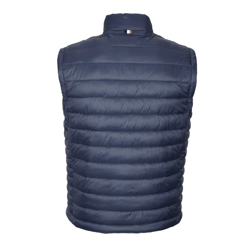 Hugo Boss Padded Packable Gilet Calano 10242263 Dark Blue - Size 54