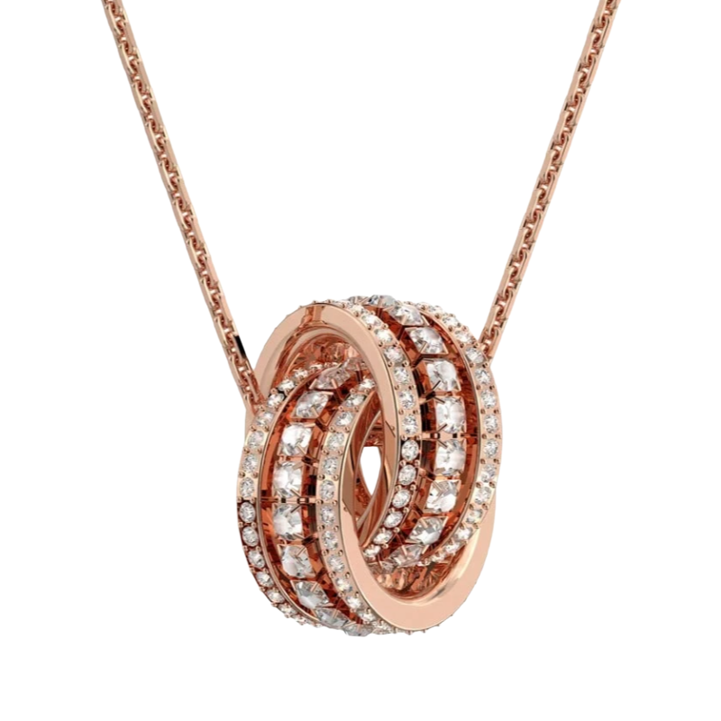 Swarovski Further Rose Gold Necklace