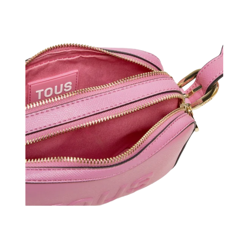 Tous Brenda Crossbody Reporter Bag Dark Pink